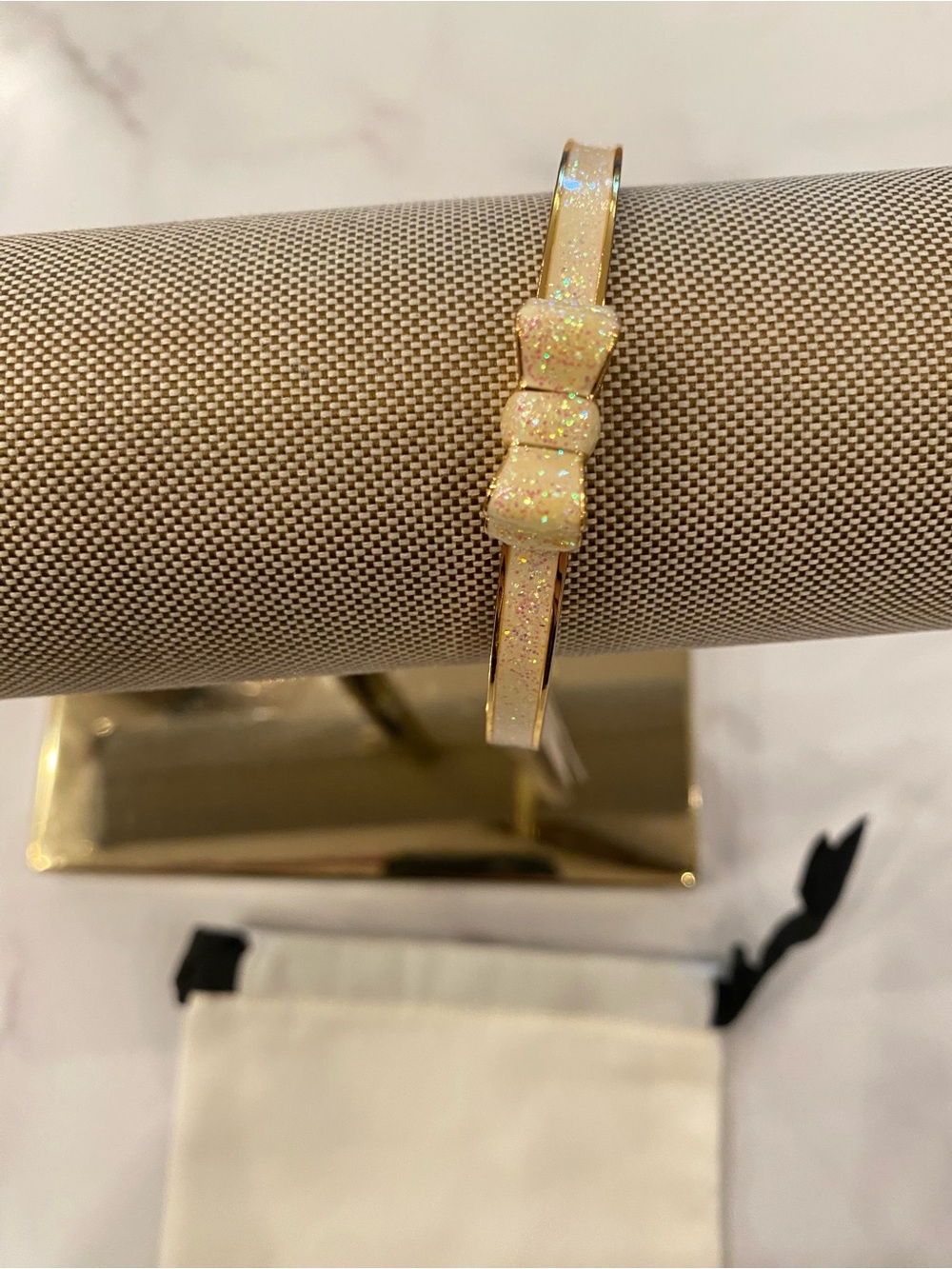 KATE SPADE Sparkling Glitter Yellow Opal Moon River Bracelet - Picture 5 of 6